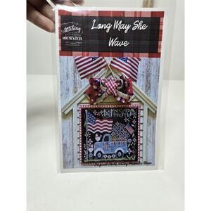 Long May She Wave~Stitching With The Housewives Cross Stitch Pattern